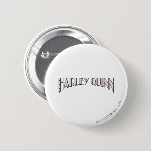 Harley Quinn - Logo Button (Vorne & Hinten)