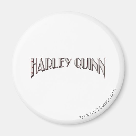 Harley Quinn - Logo Magnet (Vorne)