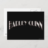 Harley Quinn - Logo Postkarte (Vorne/Hinten)