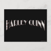 Harley Quinn - Logo Postkarte (Vorderseite)