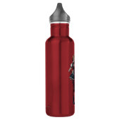 Harley Quinn mit Fuzzy Dice Edelstahlflasche (Links)