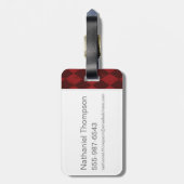 Harley Quinn mit Fuzzy Dice Gepäckanhänger (Rückseite vertikal)