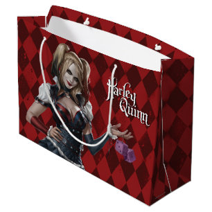 Harley Quinn mit Fuzzy Dice Große Geschenktüte