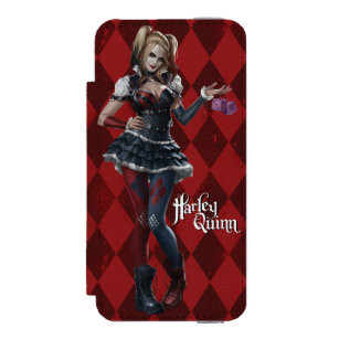 Harley Quinn mit Fuzzy Dice Incipio Watson™ iPhone 5 Geldbörsen Hülle