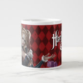 Harley Quinn mit Fuzzy Dice Jumbo-Tasse (Vorderseite)