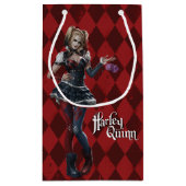 Harley Quinn mit Fuzzy Dice Kleine Geschenktüte (Rückseite)