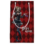 Harley Quinn mit Fuzzy Dice Kleine Geschenktüte (Vorderseite)