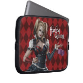 Harley Quinn mit Fuzzy Dice Laptopschutzhülle (Vorne Rechts)