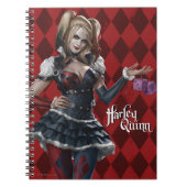 Harley Quinn mit Fuzzy Dice Notizblock (Vorderseite)