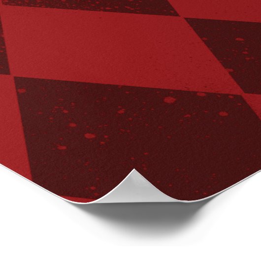 Harley Quinn mit Fuzzy Dice Poster (Ecke)