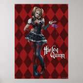 Harley Quinn mit Fuzzy Dice Poster (Vorne)