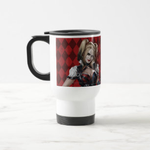 Harley Quinn mit Fuzzy Dice Reisebecher
