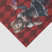 Harley Quinn mit Fuzzy Dice Seidenpapier (Ausschnitt)