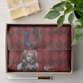 Harley Quinn mit Fuzzy Dice Seidenpapier (Geschenk)