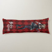 Harley Quinn mit Fuzzy Dice Seitenschläferkissen (Rückseite)