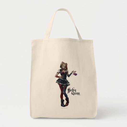 Harley Quinn mit Fuzzy Dice Tragetasche (Vorne)