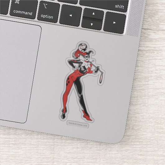 Harley Quinn mit Mallet Aufkleber (Detail)