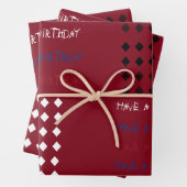 Harley Quinn Monster Birthday Wrapping Paper Geschenkpapier Set (Beispiel)