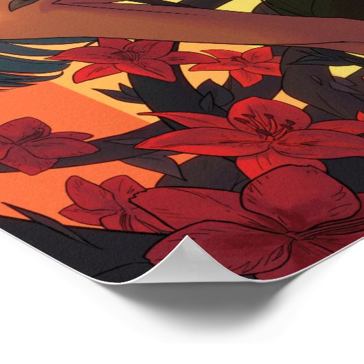 Harley Quinn & Poison Ivy Pride Comic Cover Poster (Ecke)