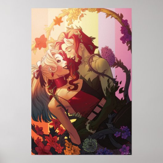 Harley Quinn & Poison Ivy Pride Comic Cover Poster (Vorne)