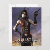 Harley Quinn Postkarte (Vorne/Hinten)