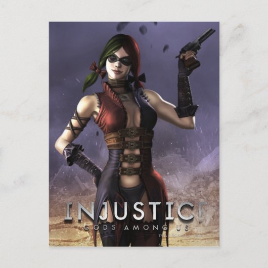 Harley Quinn Postkarte (Vorderseite)