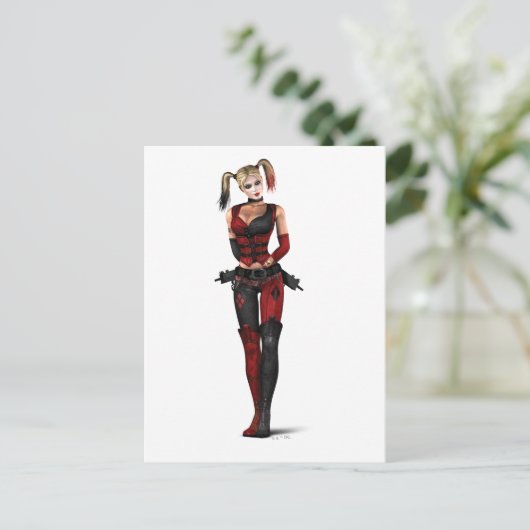Harley Quinn Postkarte (Stehend Vorderseite)