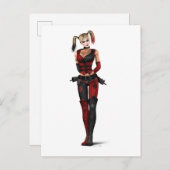 Harley Quinn Postkarte (Vorne/Hinten)