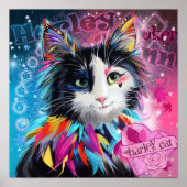 Harley Quinn the Cat Poster (Vorne)