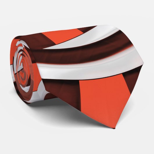 Harley Quinns Pfefferminz Candycan küsste Fraktale Krawatte (Gerollt)