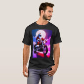 "Harley Santa Ride: Festive Biker T-Shirt (Vorne ganz)