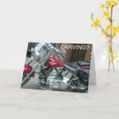 HARLEY STYLE CARVING FOR HALLOWEN KARTE (Gelbe Blume)