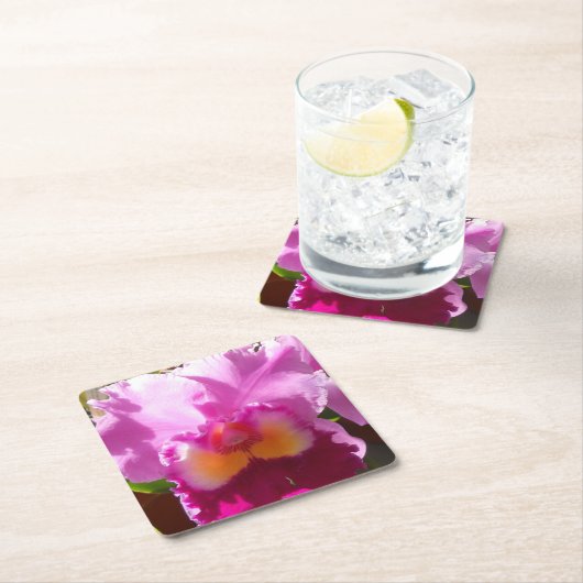 Harlinde Rechteckiger Pappuntersetzer (Vor Ort)