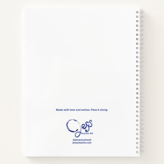 Harlinsdale Farm Notebook Notizblock (Rückseite)