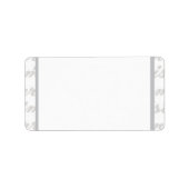 Harlock - Frohe Weihnachten in Grau - Adressetiket Adressaufkleber (Vorne)