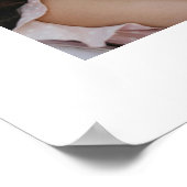 HARLOW 1. Geburtstag Begrüßungszeichen Baby Fotos Poster (Ecke)