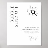 HARLOW-Blasen beim Hochzeitsschreiben abschicken Poster (Vorne)