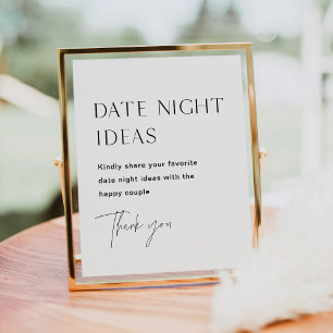 HARLOW Date Night Ideas signieren Poster