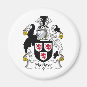 Harlow Familienwappen Magnet