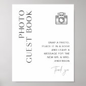 HARLOW Foto Guest Book Poster (Vorne)