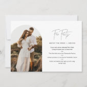 HARLOW Fun Fakten über die Braut und die Erdenkart Einladung (Vorderseite)