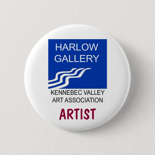 Harlow Galerie-Künstler-Knopf Button (Vorderseite)