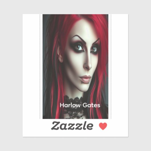 Harlow Gates Sticker (Blatt)