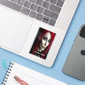 Harlow Gates Sticker (Laptop mit iPhone)