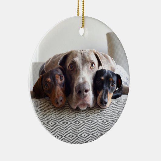 Harlow, Indiana und Reese Keramikornament (Rechts)