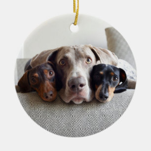 Harlow, Indiana und Reese Keramikornament