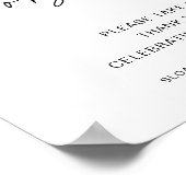 HARLOW Minimalistische Gastgeschenke Hochzeiten Un Poster (Ecke)