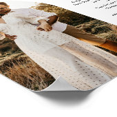 HARLOW Minimalistische Tischnummer mit Spaß 8x10 Poster (Ecke)