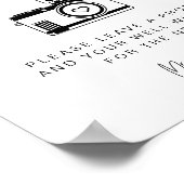 HARLOW Minimalistisches Foto Gästebuch Hochzeitsze (Ecke)