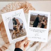 HARLOW Modern Howlidays Hunde Weihnachtskarte Einladung